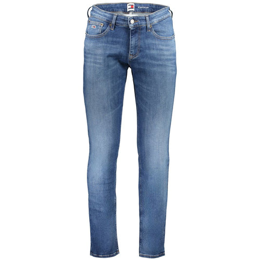 Tommy Hilfiger Blue Cotton Slim Jeans
