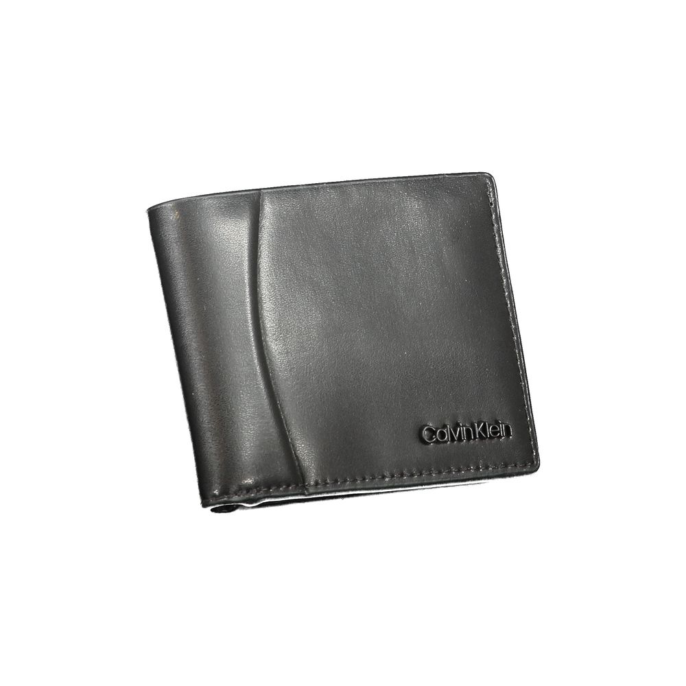 Calvin Klein Black Leather Wallet for Effortless Style