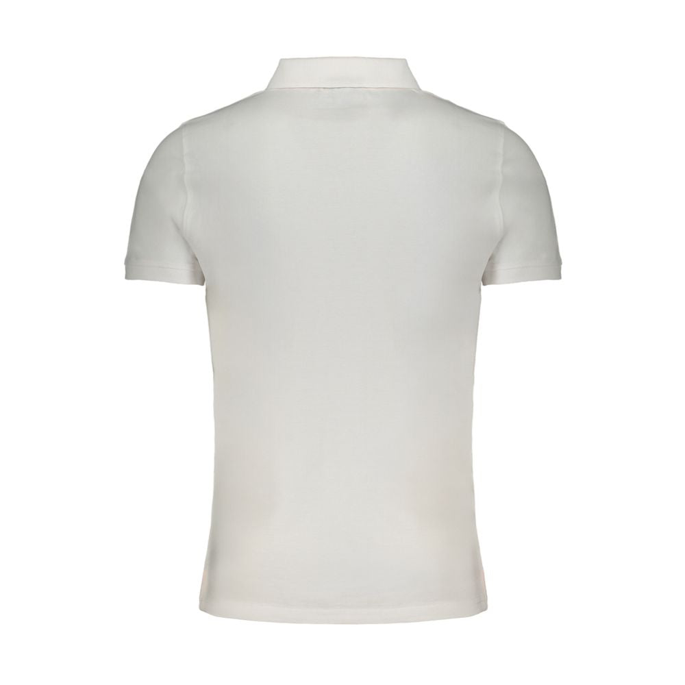 Norway 1963 White Cotton Polo Shirt - Embrace Minimalist Style
