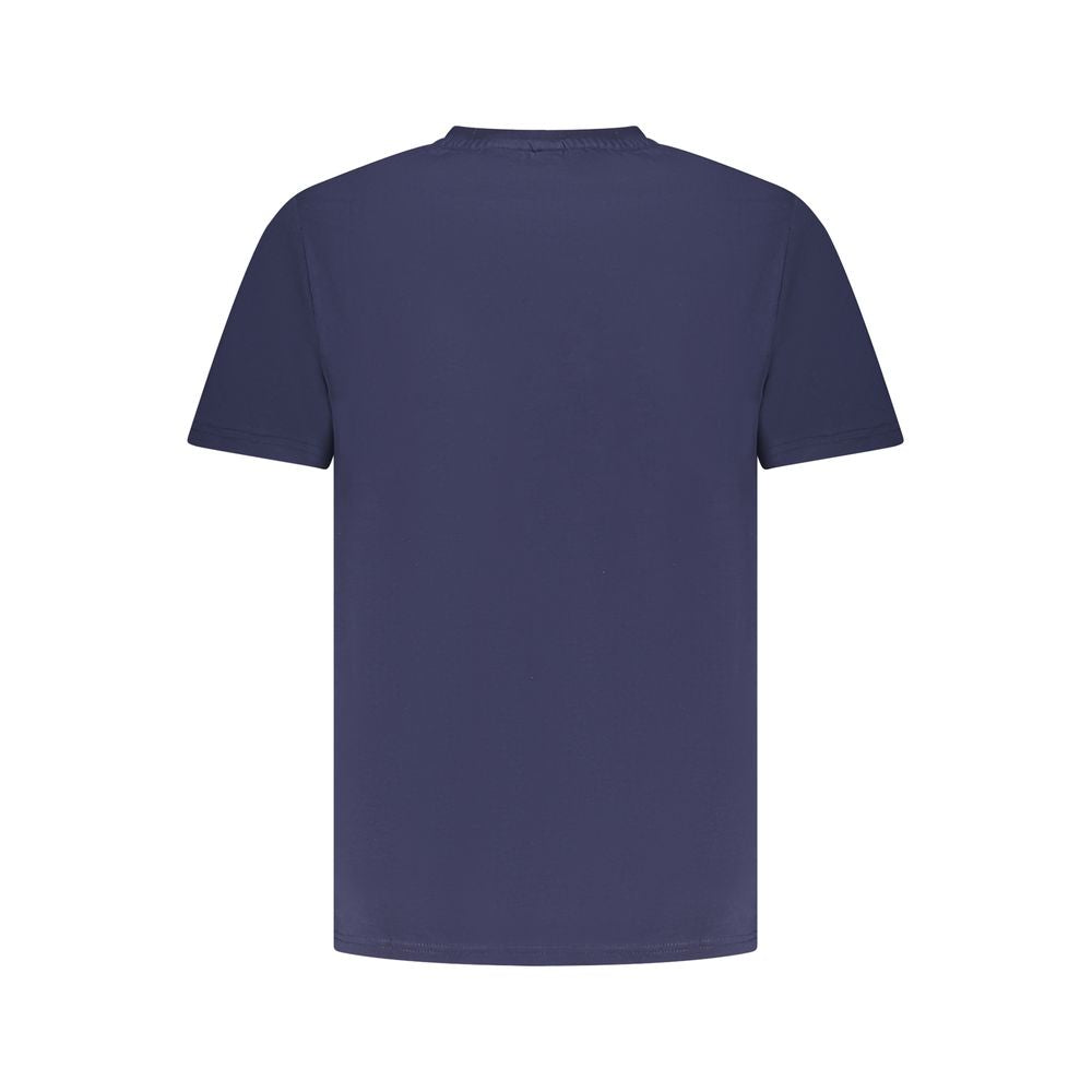 North Sails Blue Cotton Men T-Shirt - Essential Casualwear