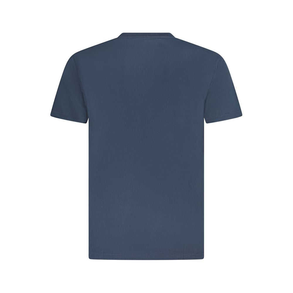 Vans Blue Cotton T-Shirt - Classic Fit Crew Neck
