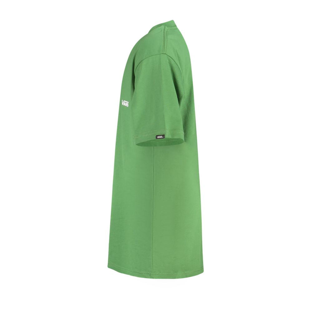 Vans Green Cotton T-Shirt - Classic Fit Crew Neck