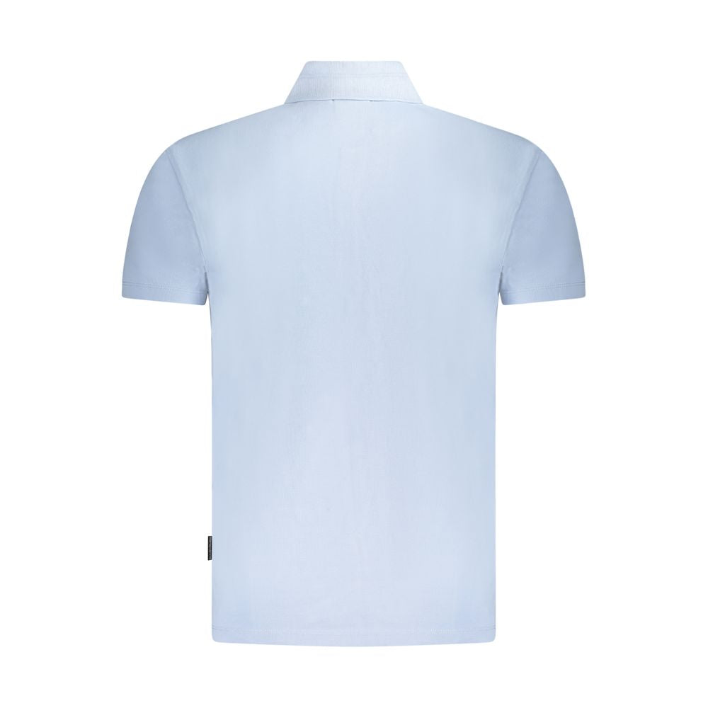 Napapijri Light Blue Cotton Men’s Polo Shirt