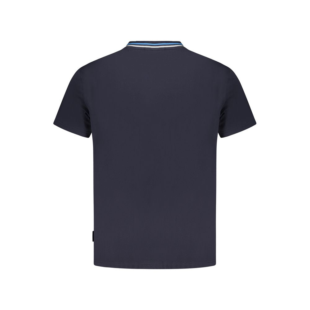 Napapijri Blue Cotton T-Shirt - Relaxed Fit