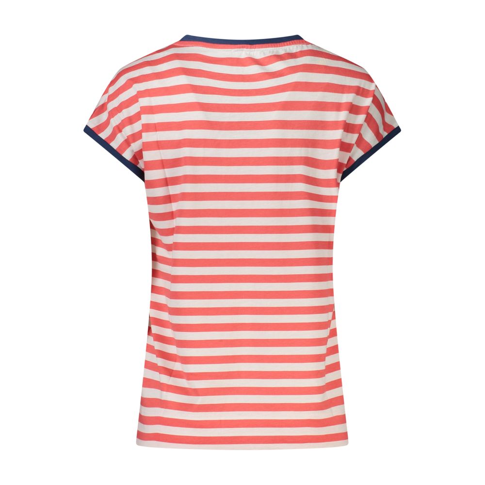 North Sails Red Sleeveless Striped T-Shirt