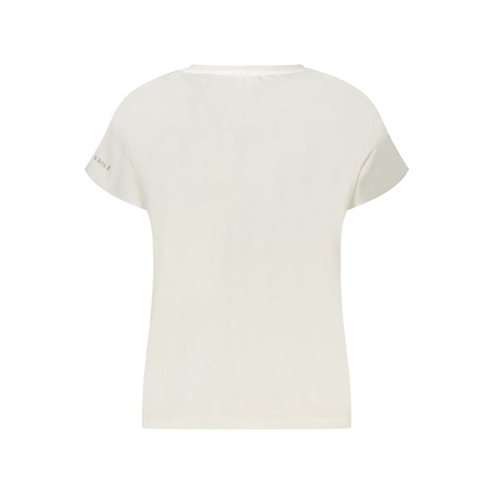 North Sails White Cotton Short Sleeve T-Shirt