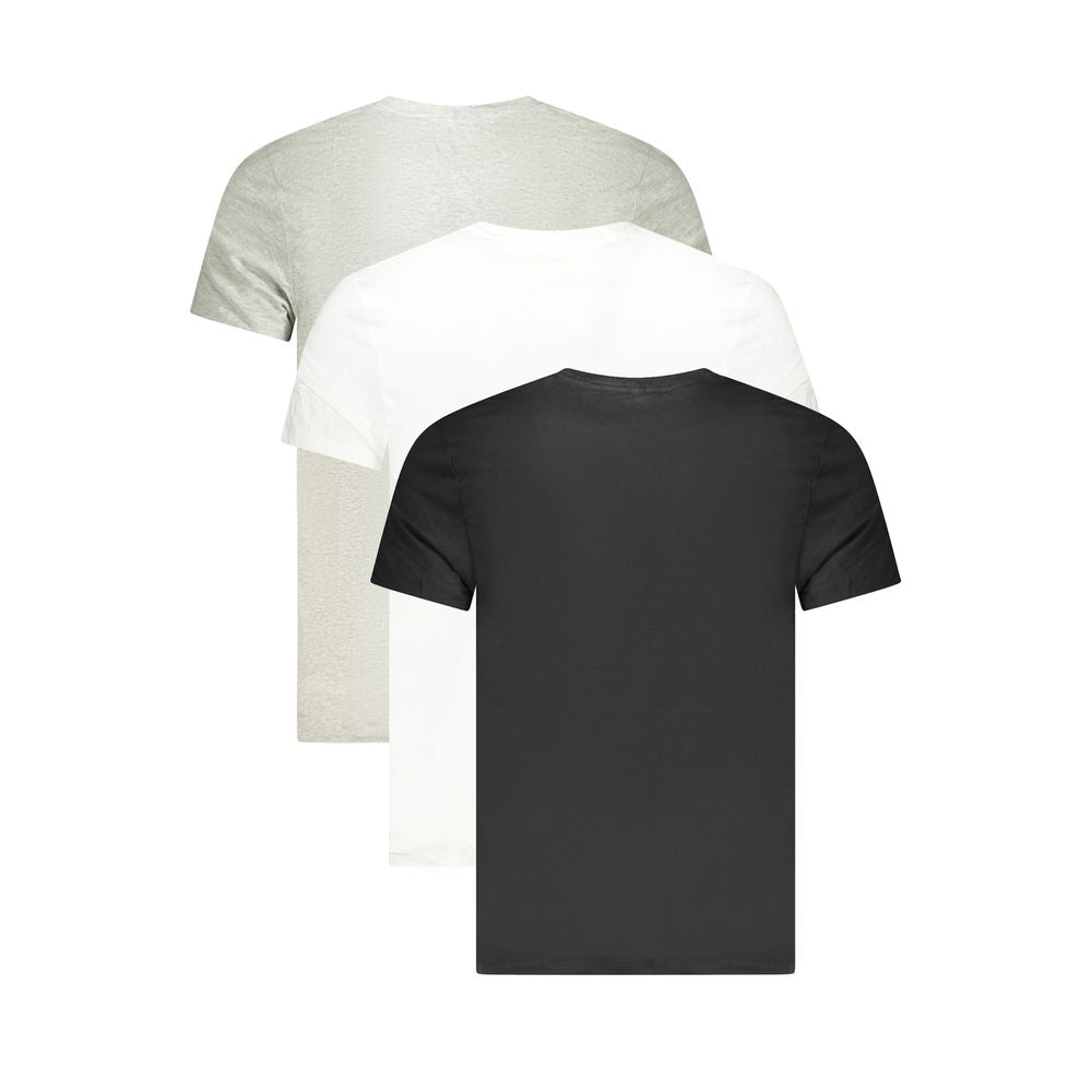 Calvin Klein 3 Pack Cotton Men's T-Shirts - Grey/White/Black