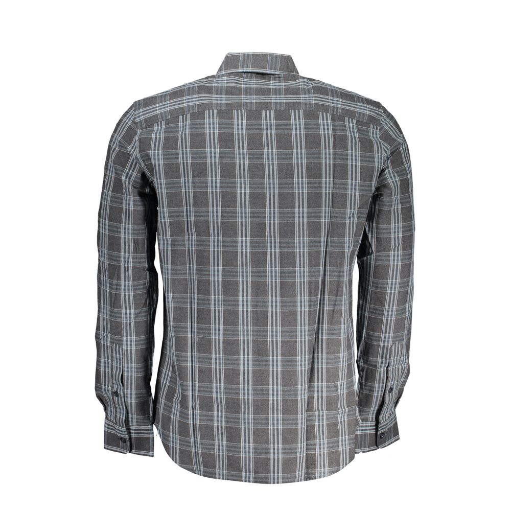 North Sails Brown Cotton Men's Check Shirt