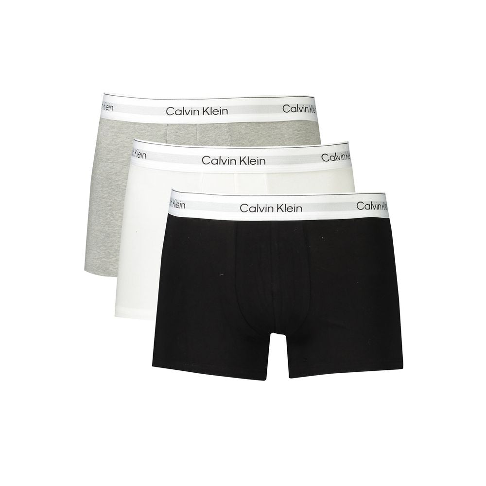 Calvin Klein Brown Cotton Men Boxer - Pack of 3