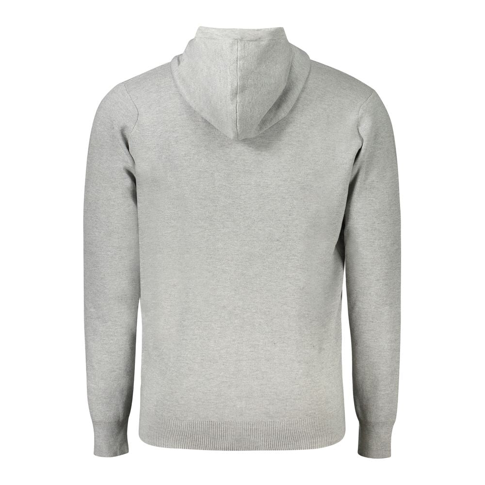 Norway 1963 Gray Polyamide Long Sleeve Hooded Cardigan
