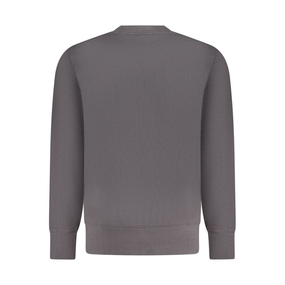 Calvin Klein Black Cotton Sweater - Long Sleeve Crew Neck