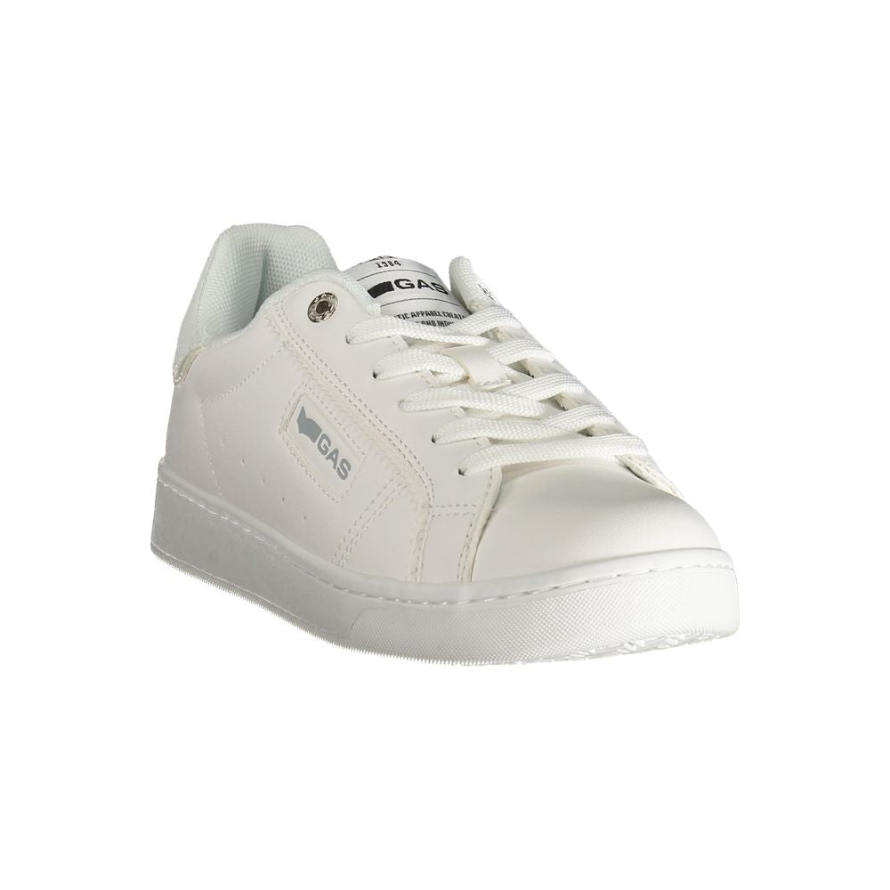 Gas White Polyester Women Sneaker - Jade LTX