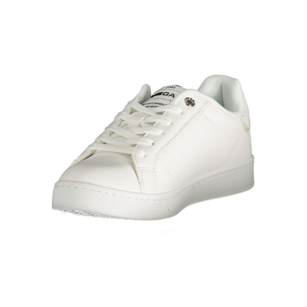 Gas White Polyester Women Sneaker - Jade LTX