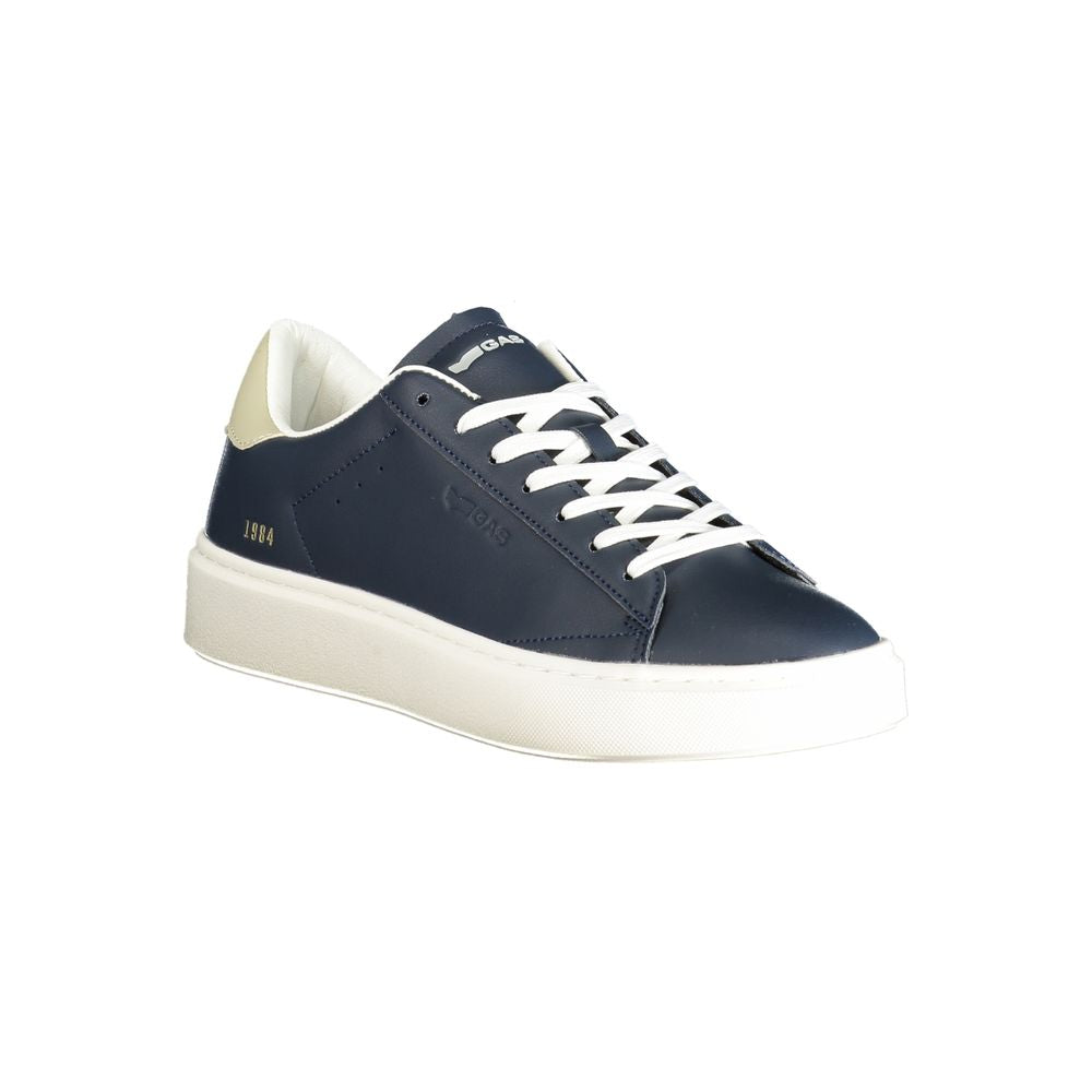 Gas Blue Polyester Men Sneaker - LEONARD LTX
