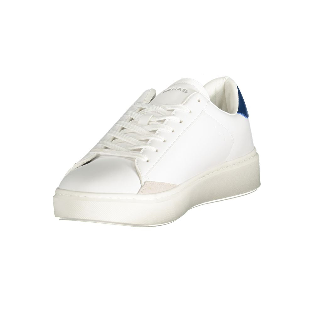 Gas White Polyester Men Sneaker - Leonard LTX