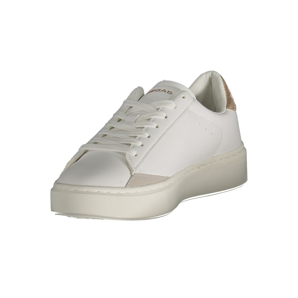 Gas White Polyester Women Sneaker - Leonard LTX Sports Shoe