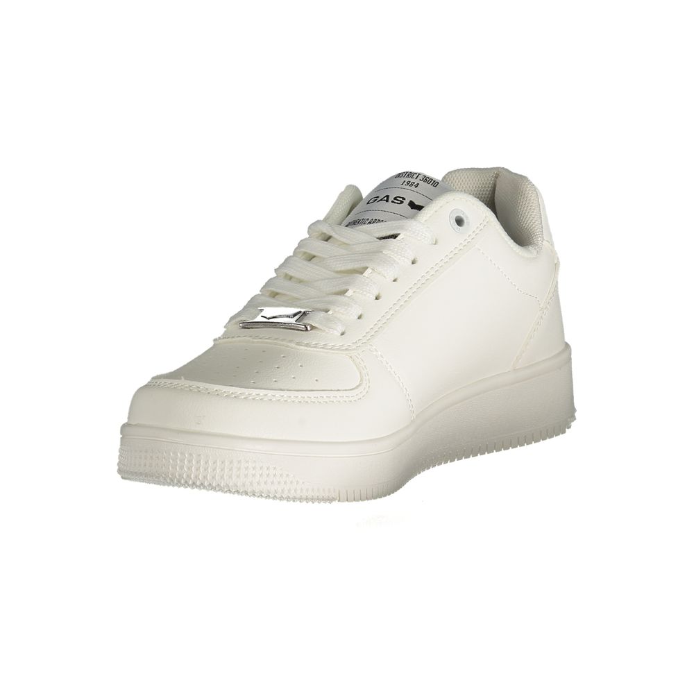 Gas White Polyester Women Sneaker - KEVIN LTX