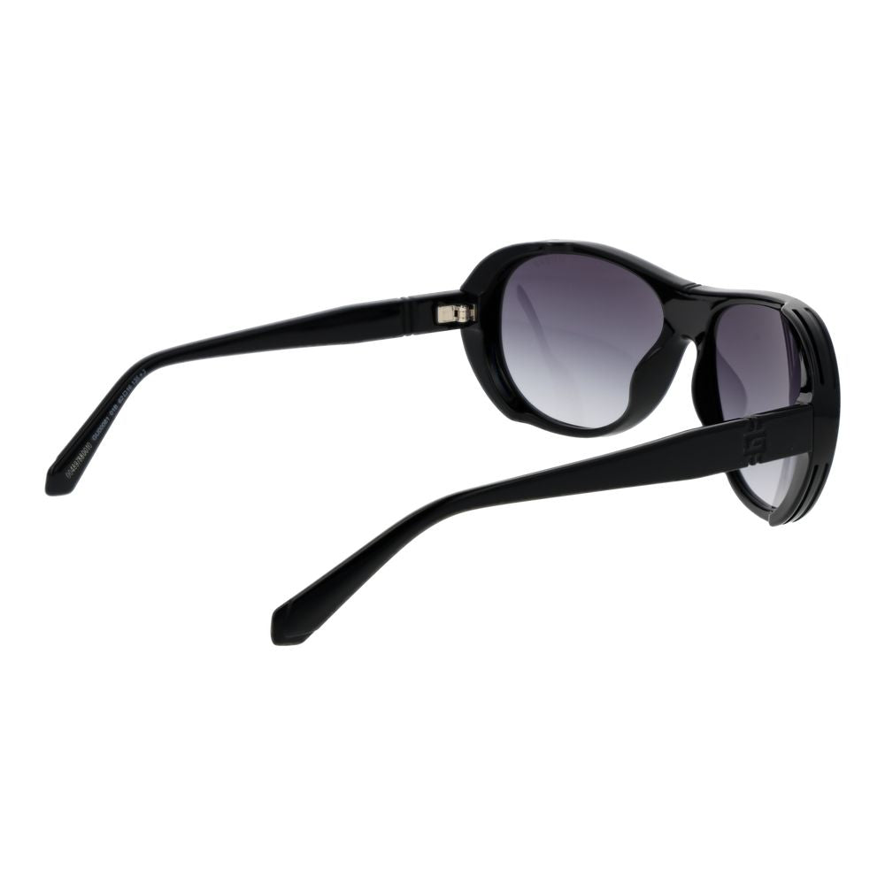 Guess Men’s Sunglasses – Black Aviator Frame with Grey Gradient Lenses, 62mm