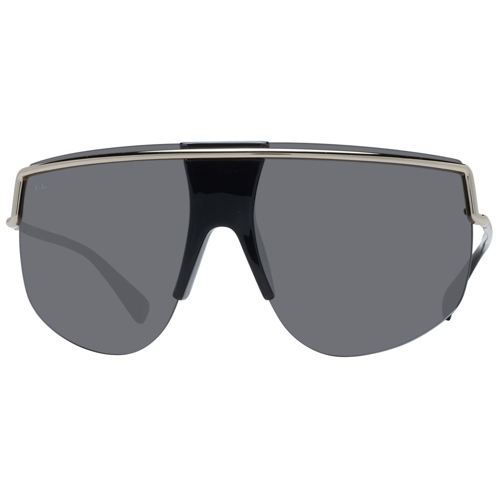 Max Mara Gold Women’s Sunglasses – Chic Aviator Style with Grey Lenses, 70mm