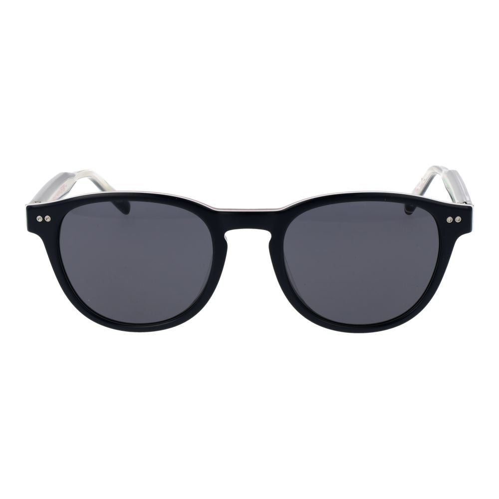 Tommy Hilfiger Men's Sunglasses – Blue Full-Rim Frame with Grey Lenses, 51mm