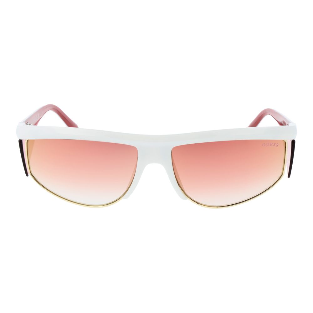 GUESS White Men Sunglasses – Sporty Chic with a Bold Twist