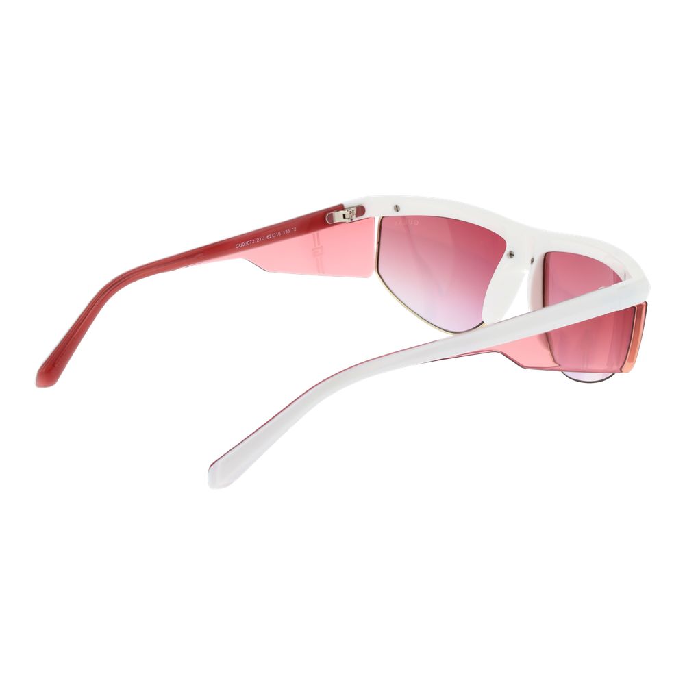 GUESS White Men Sunglasses – Sporty Chic with a Bold Twist