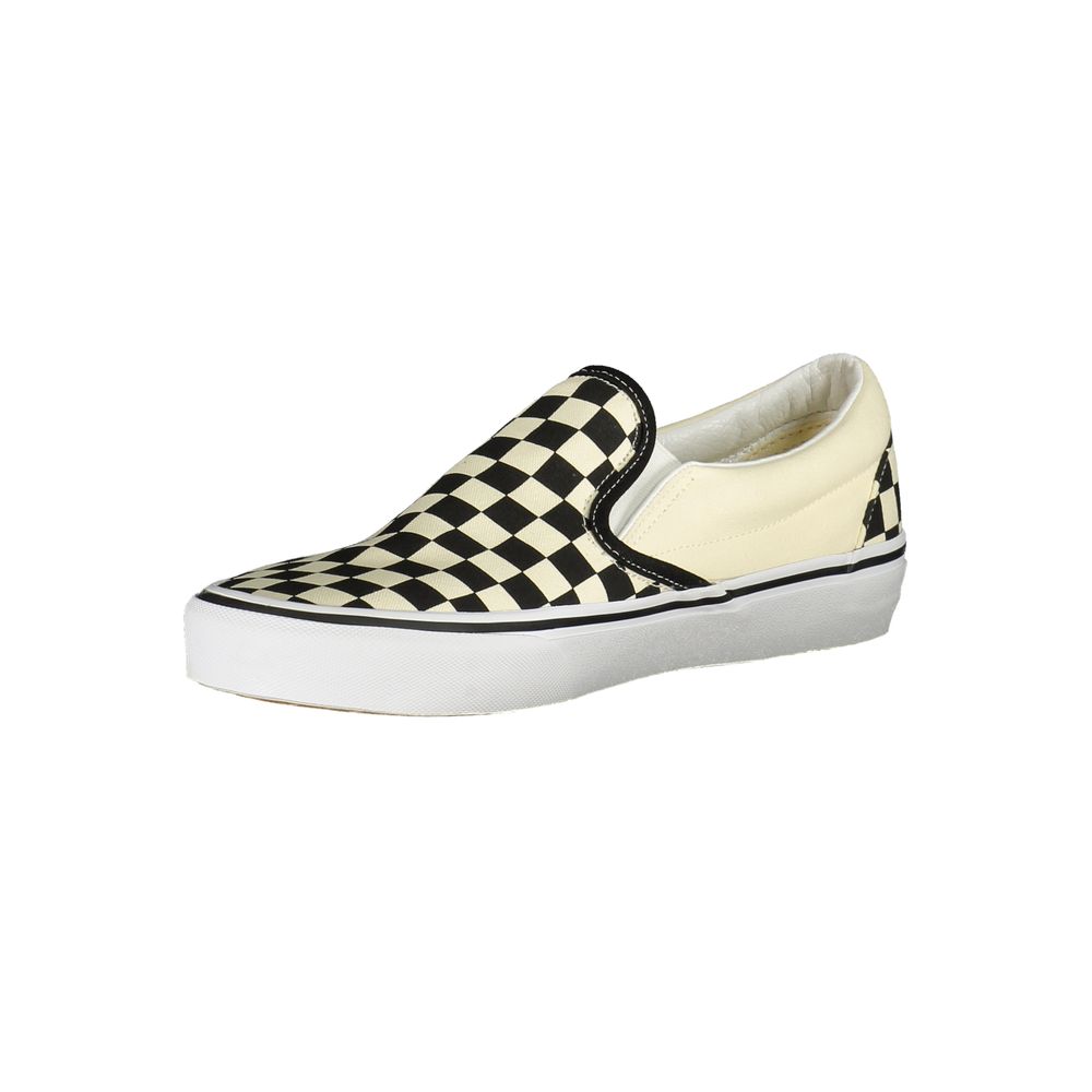 Vans White Polyester Sneaker - Classic Slip-On Style