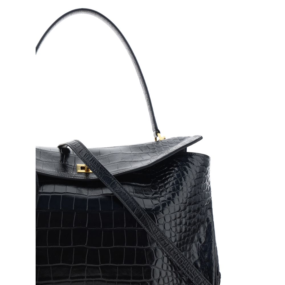 Balenciaga Rodeo Medium Handbag - Crocodile-Effect Elegance