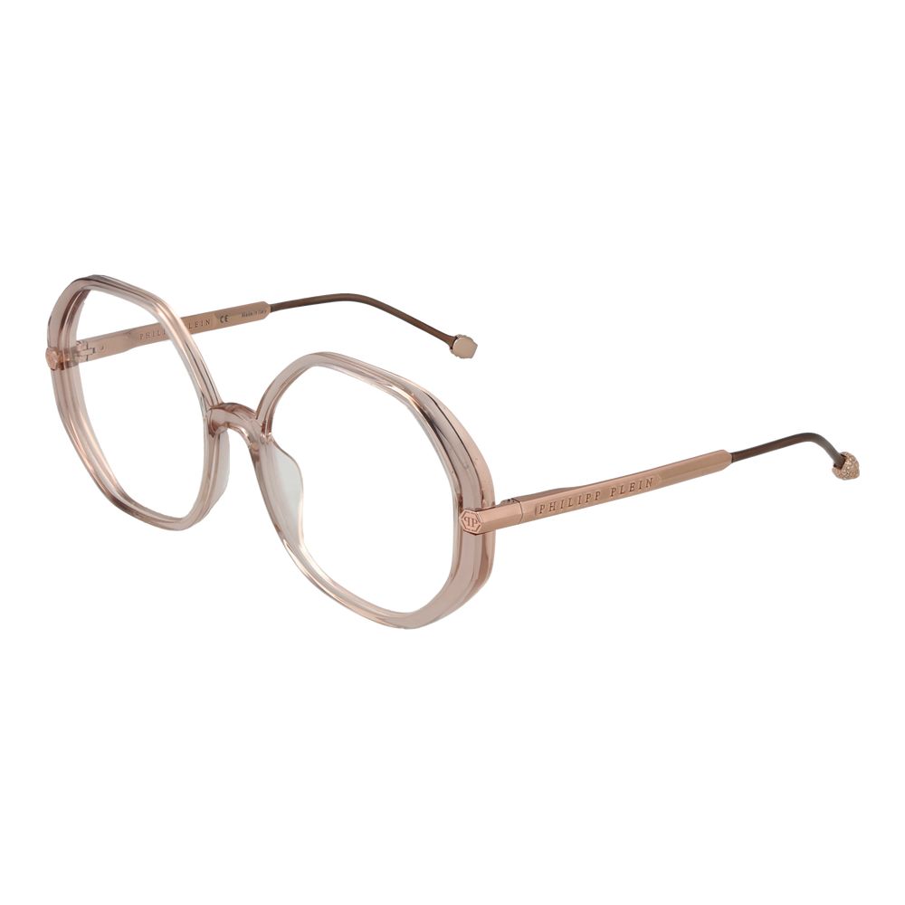Philipp Plein Women’s Optical Glasses – Pink Round Frame