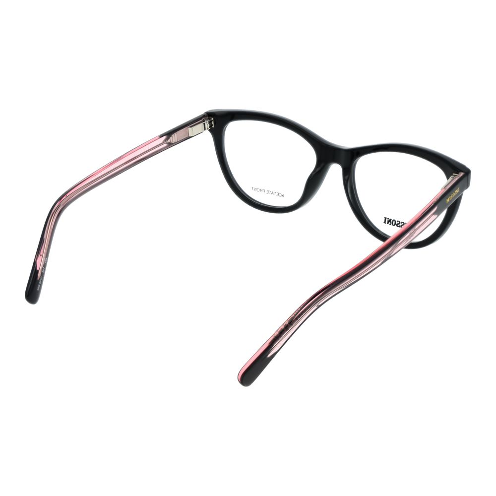 Missoni Women’s Optical Frames – Black Round Full-Rim, 53mm