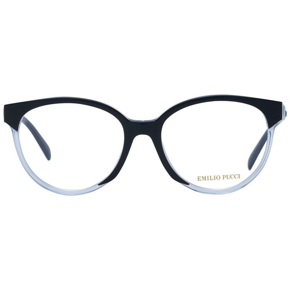 Emilio Pucci Women’s Optical Glasses – Black Round Frames, 53mm