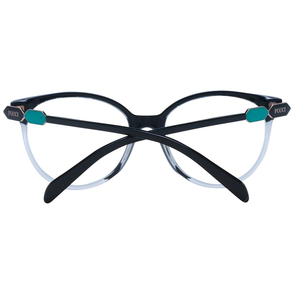 Emilio Pucci Women’s Optical Glasses – Black Round Frames, 53mm