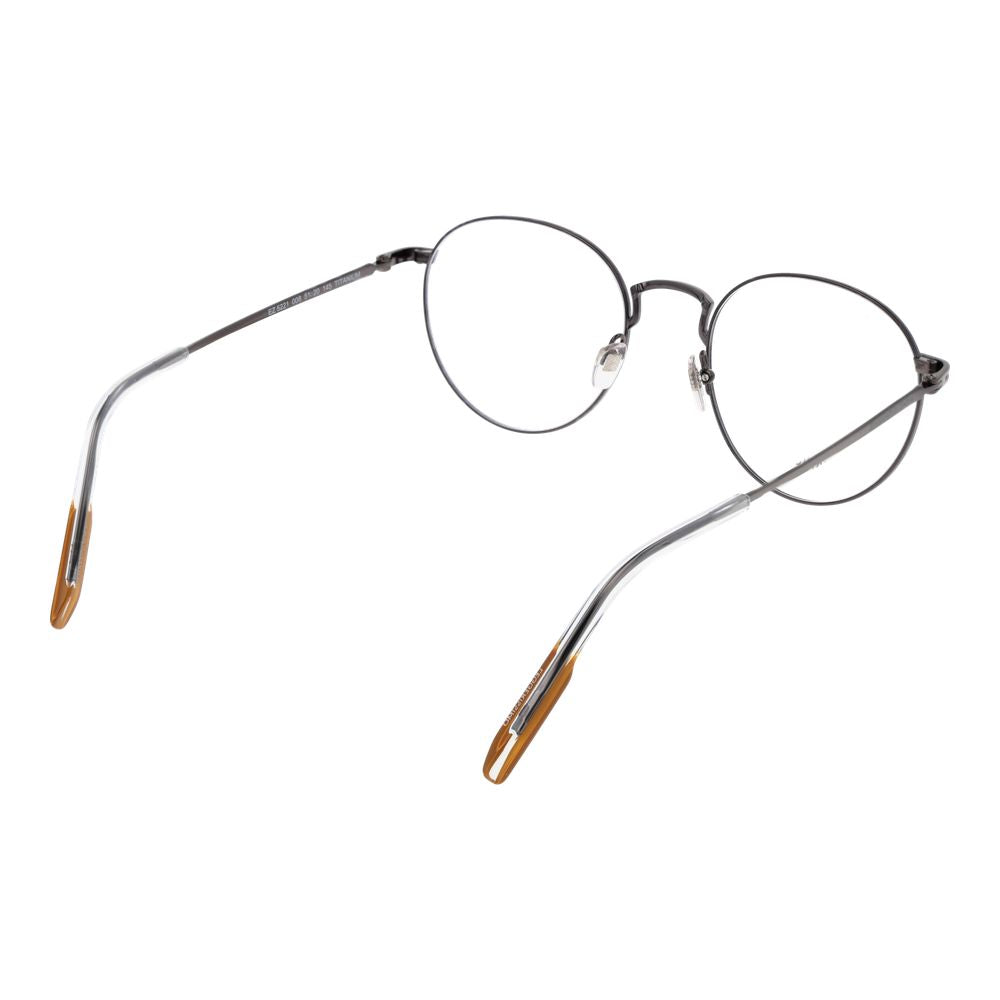 Ermenegildo Zegna Men’s Optical Glasses – Gray Gunmetal Frame, 51mm