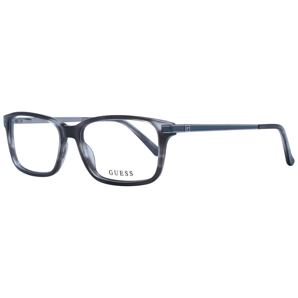Guess Men's Optical Frames – Grey Rectangle Frame, 55mm