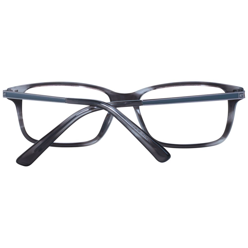 Guess Men's Optical Frames – Grey Rectangle Frame, 55mm