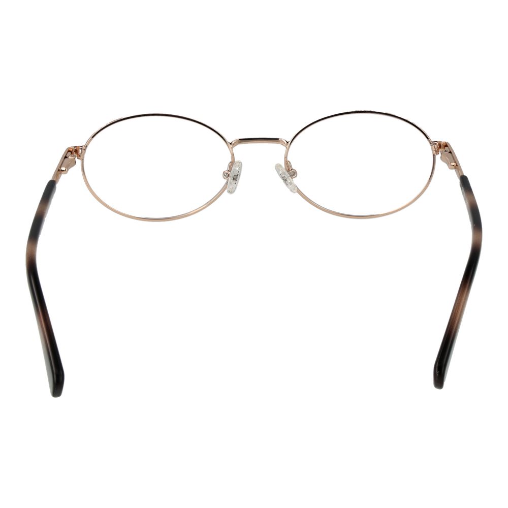 Guess Gold Unisex Optical Frames – Oval Full-Rim