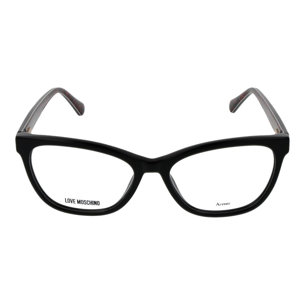 Love Moschino Women’s Optical Glasses – Black Round Frame, 54mm