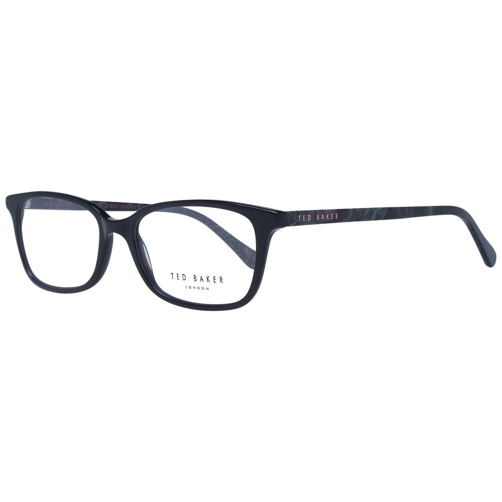 Ted Baker Women’s Optical Glasses – Black Rectangle Frame, 52mm