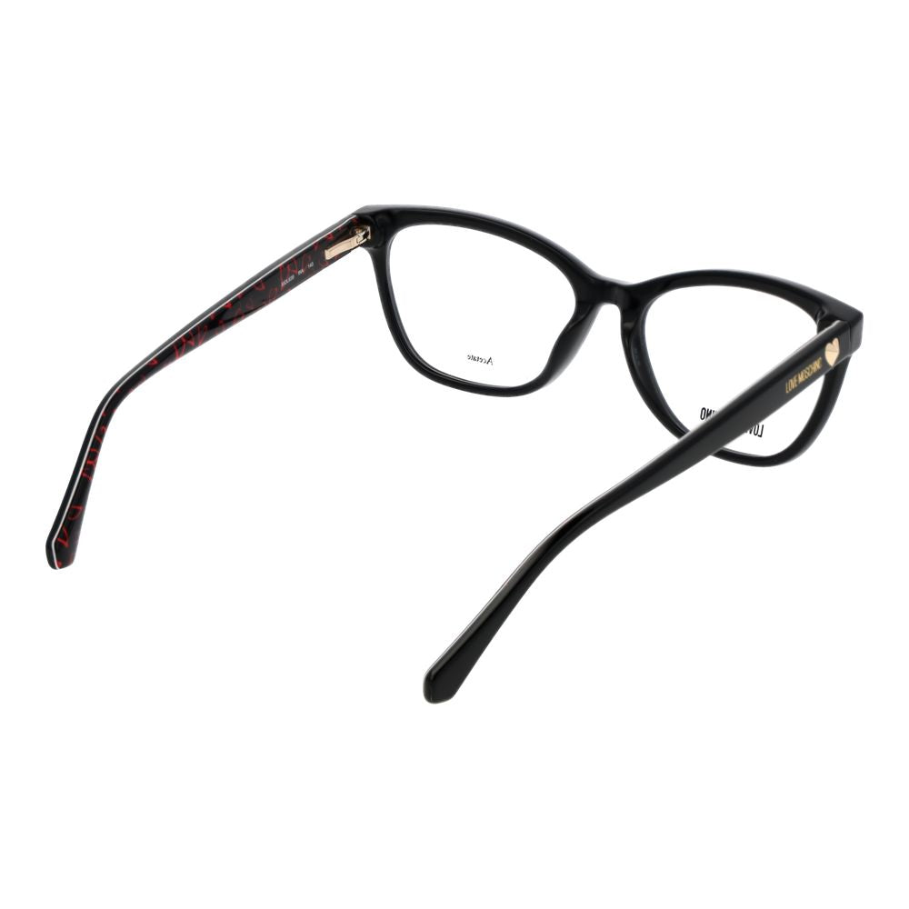 Love Moschino Women’s Optical Glasses – Black Round Frame, 54mm