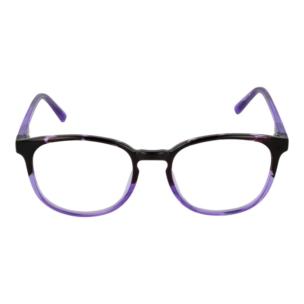 Guess Purple Unisex Optical Frames – Round Full-Rim, 49mm