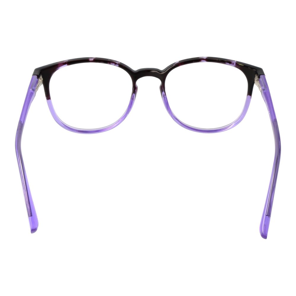 Guess Purple Unisex Optical Frames – Round Full-Rim, 49mm