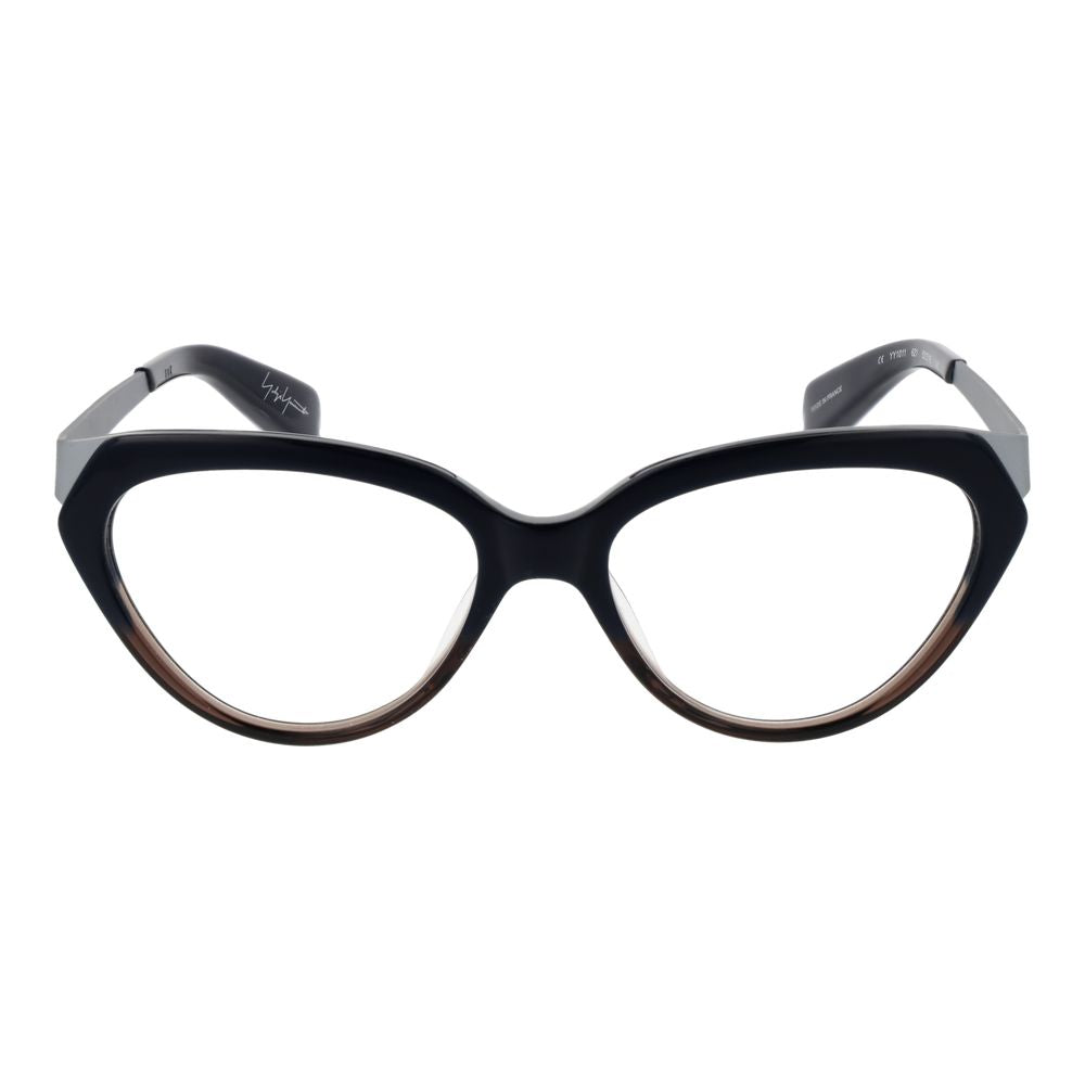 Yohji Yamamoto Black Unisex Optical Frames – Cat Eye Style