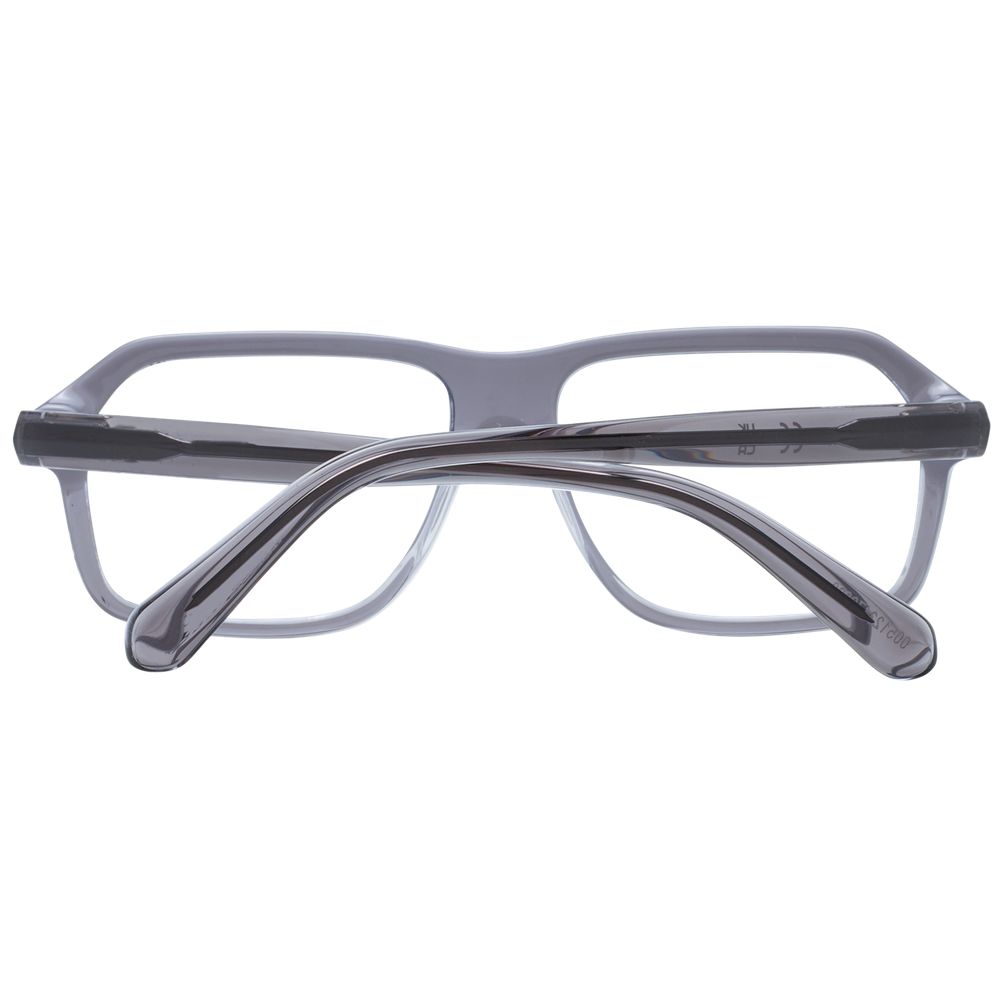 Guess Men’s Optical Frames – Grey Rectangle Full-Rim, 55mm