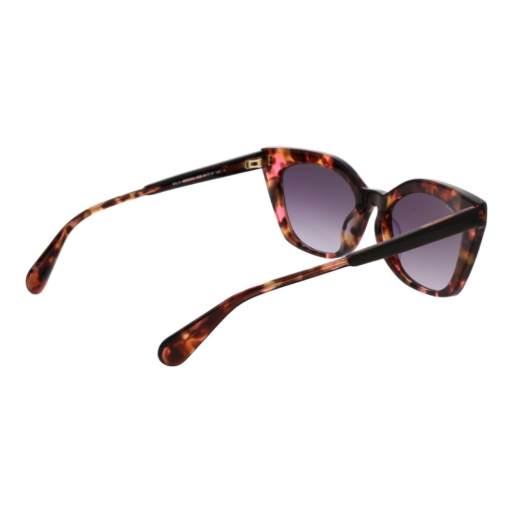 Max & Co Women’s Sunglasses – Multicolor Cat Eye Frame with Purple Gradient Lenses, 54mm