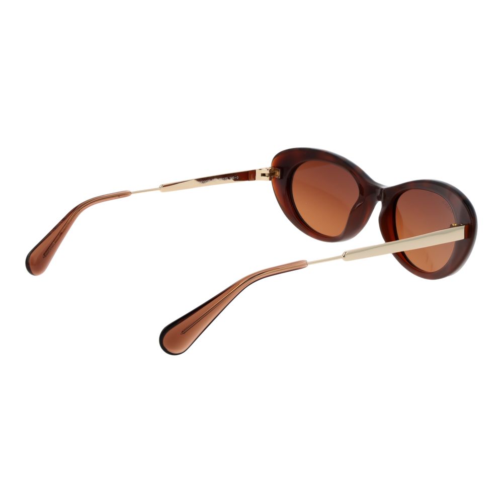 Max & Co Women’s Sunglasses – Brown Full-Rim Frame with Brown Gradient Lenses, 52mm