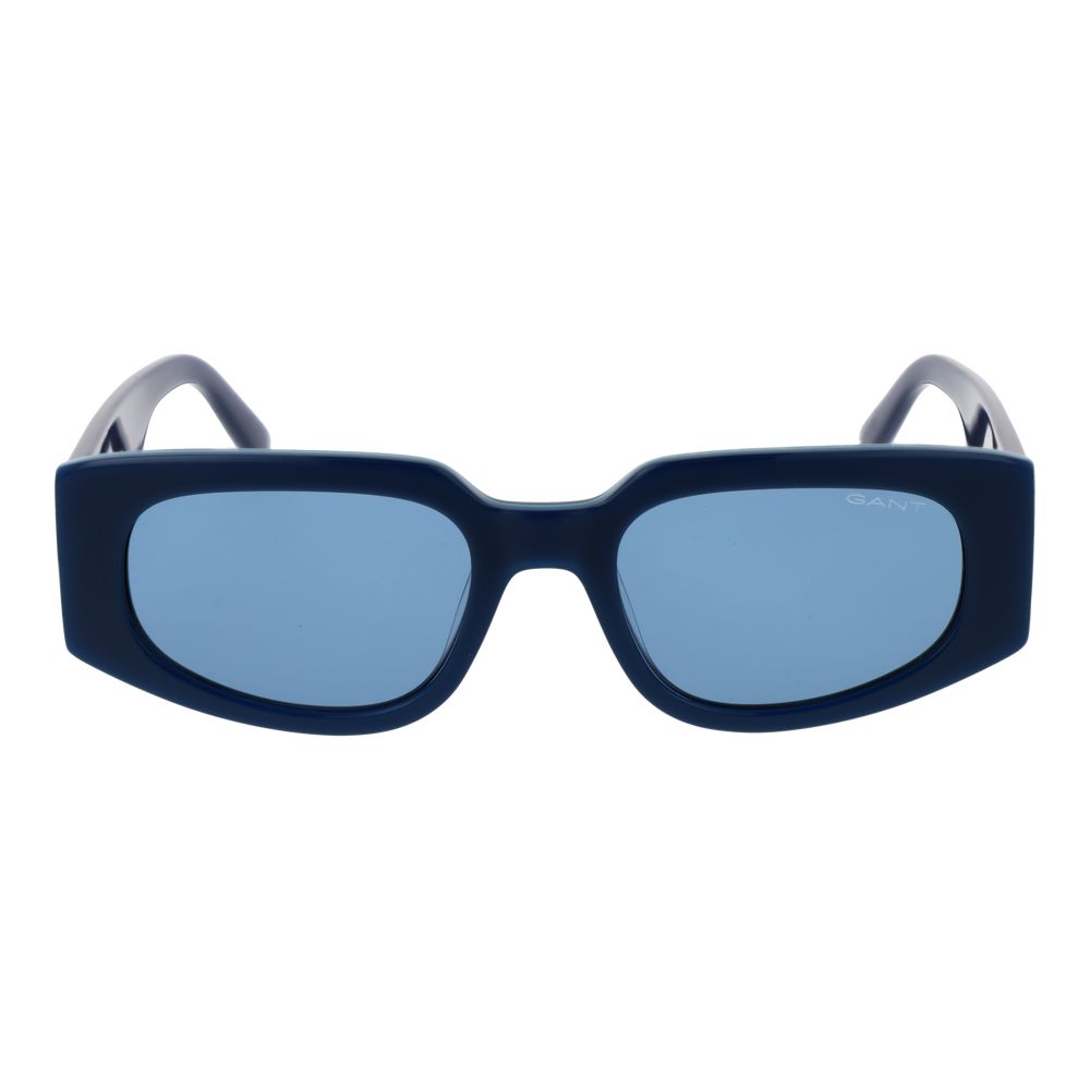 Gant Men's Sunglasses – Blue Full-Rim Frame with Blue Lenses, 53mm
