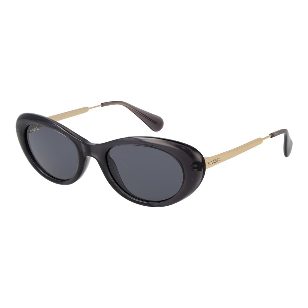 Max & Co Women’s Sunglasses – Grey Cat Eye Frame with Grey Lenses, 52mm