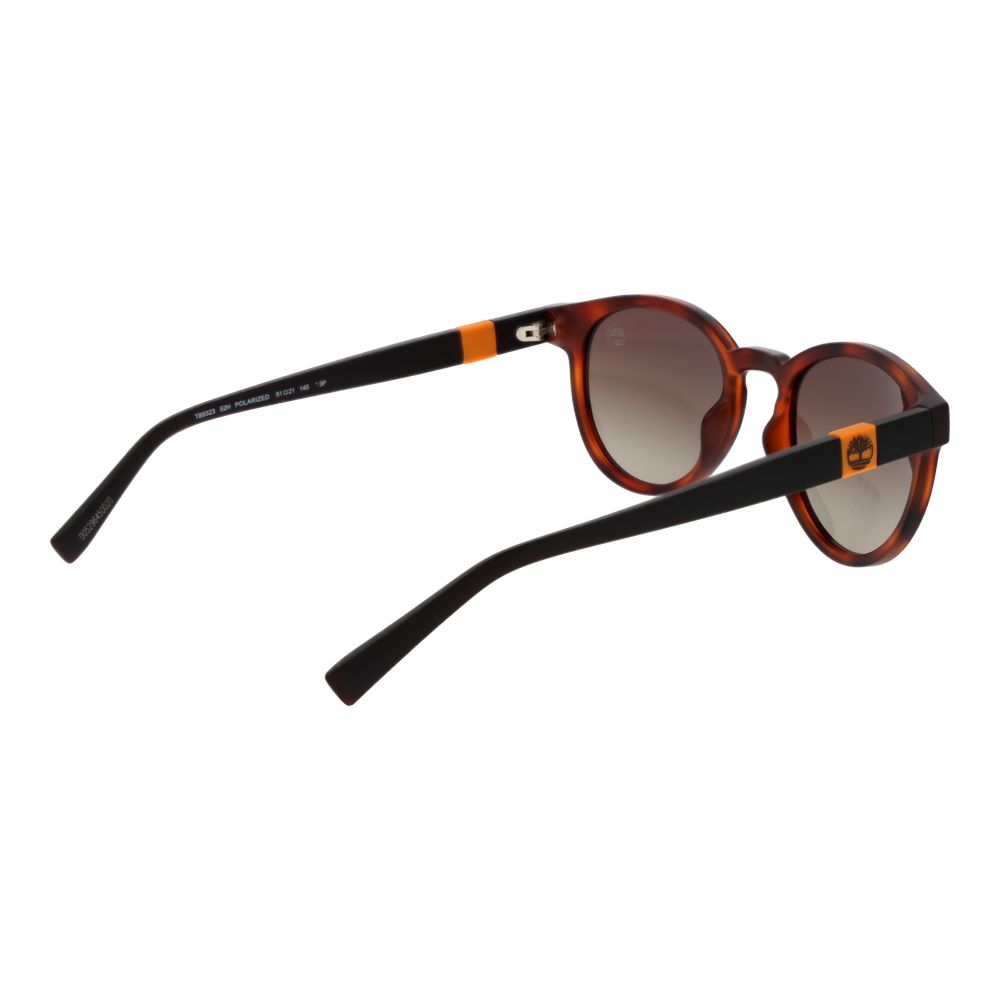 Timberland Men's Sunglasses – Brown Full-Rim Frame with Brown Lenses, 51mm