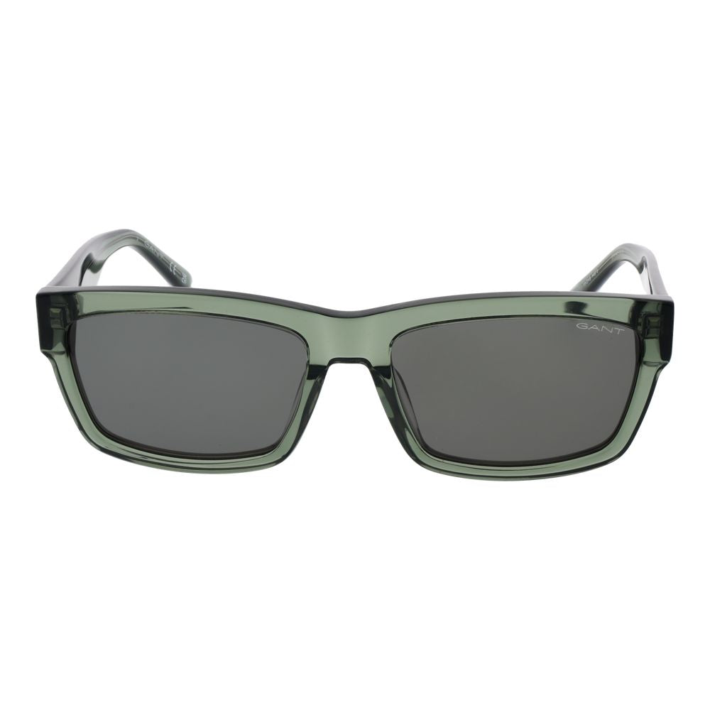 Gant Men's Sunglasses – Green Full-Rim Frame with Green Lenses, 60mm