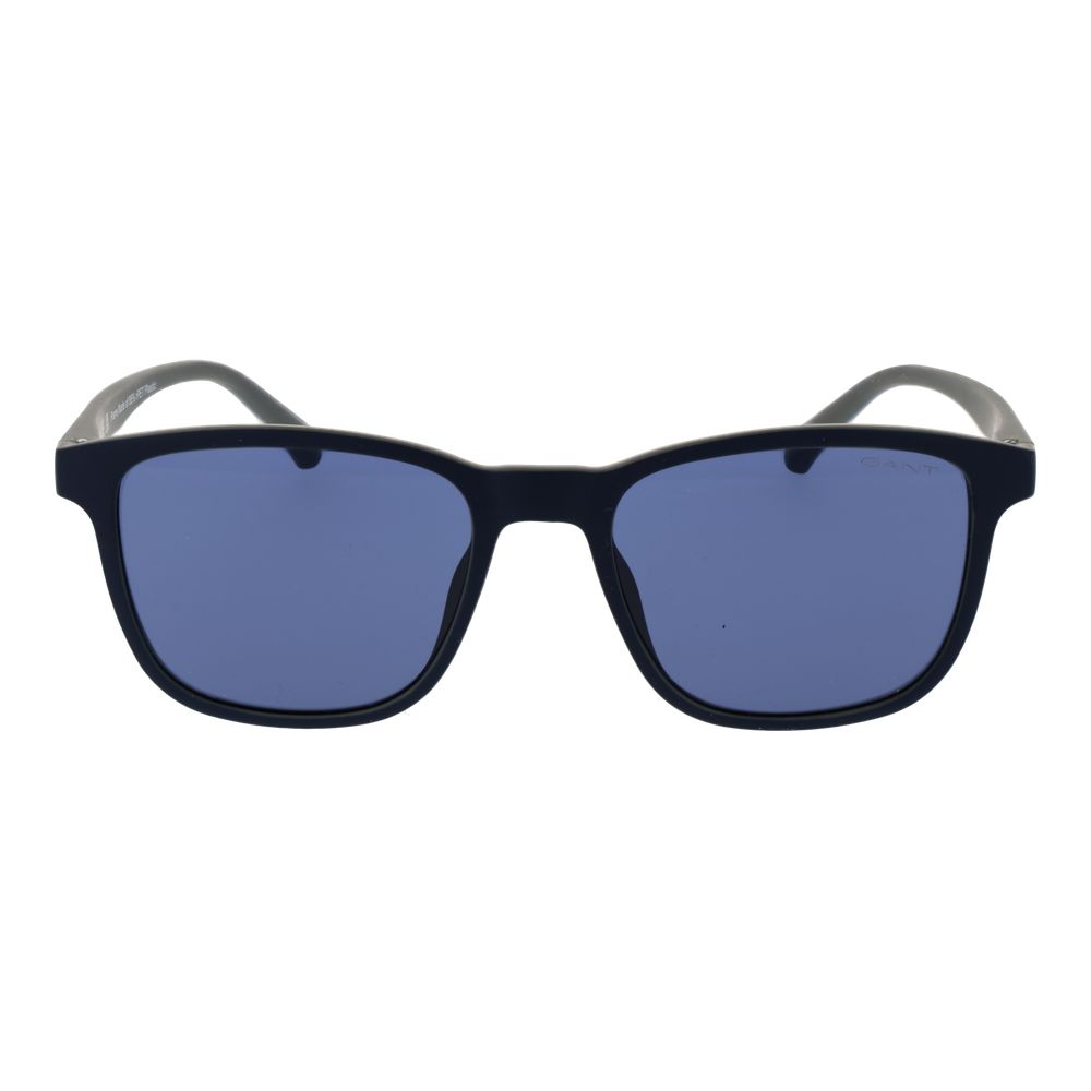 Gant Blue Men’s Sunglasses – Full-Rim Plastic Frame with Blue Lenses, 54mm